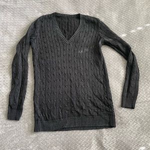 Black Sparkly Sweater Top